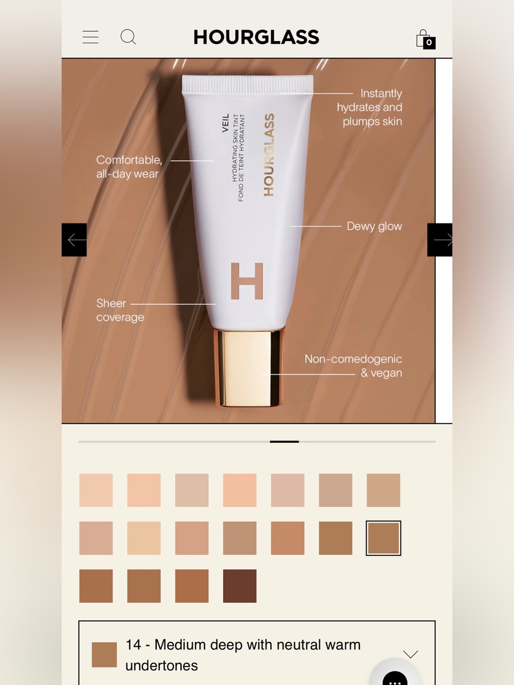 Hourglass Cosmetics Veil Hydrating Skin Tint